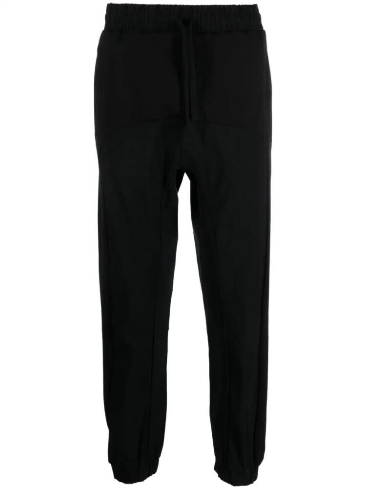 Thom Krom drawstring tapered-leg track pants - Black Cover