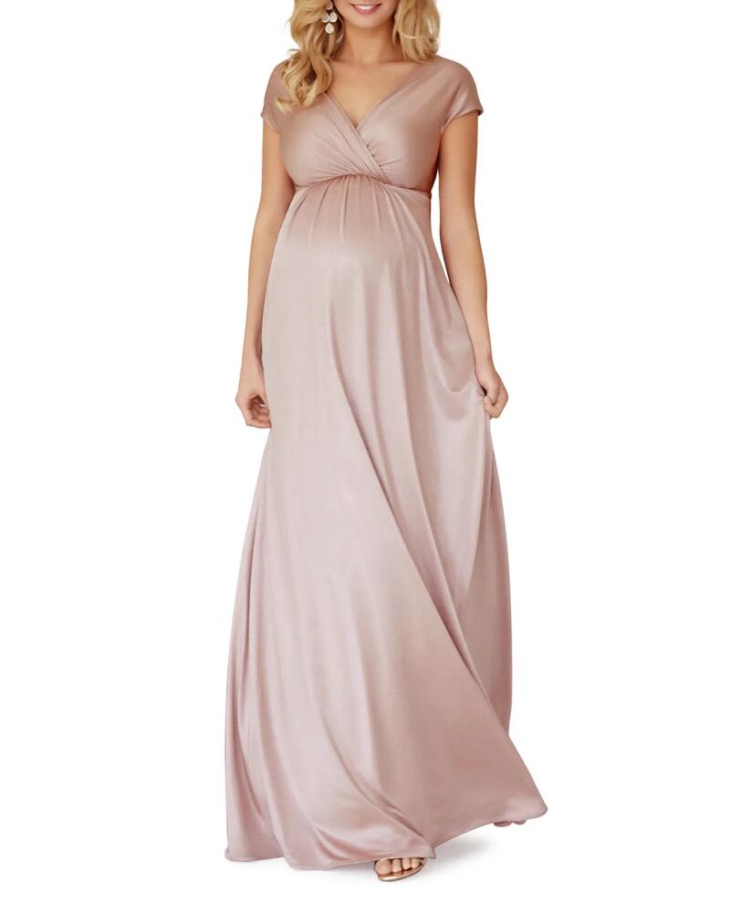 Tiffany Rose Maternity Francesca Short-Sleeve Maxi Dress Cover