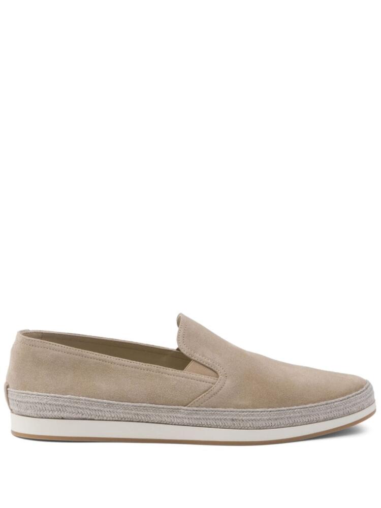 Prada suede slip-on espadrilles - Neutrals Cover