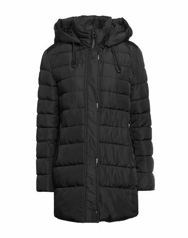 Iesse Woman Puffer Black Polyester Cover