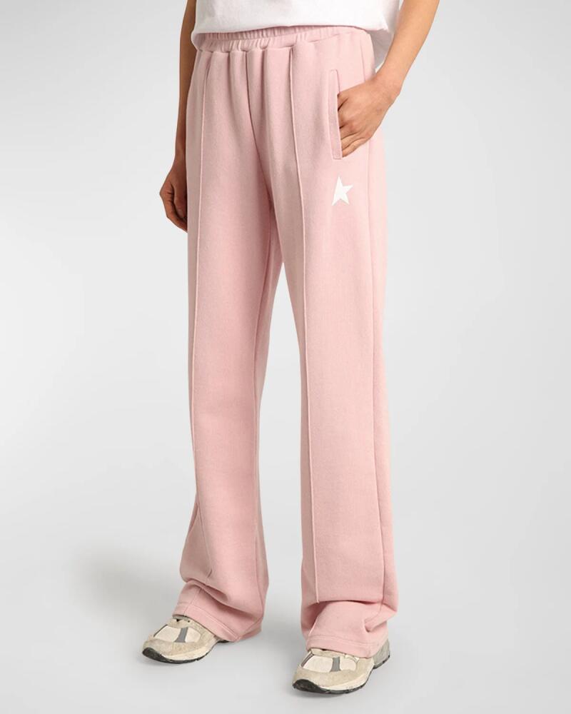 Golden Goose Dorotea Star Logo Wide-Leg Sweatpants Cover