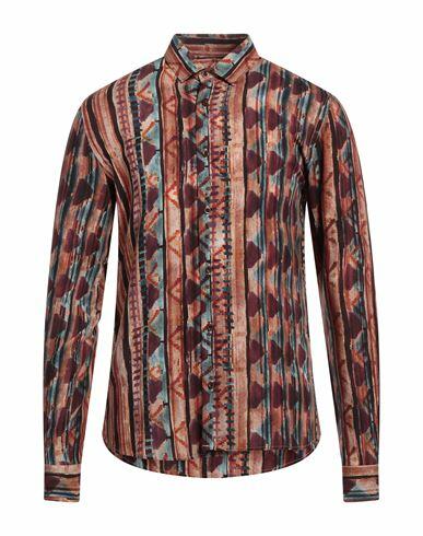 Stilosophy Man Shirt Garnet Viscose Cover