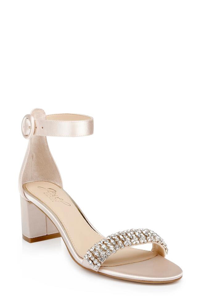 Jewel Badgley Mischka James Sandal in Champagne Cover