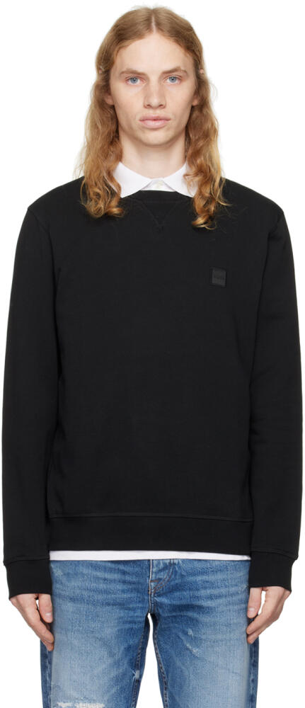 BOSS Black Logo Patch Sweatshirt Cover