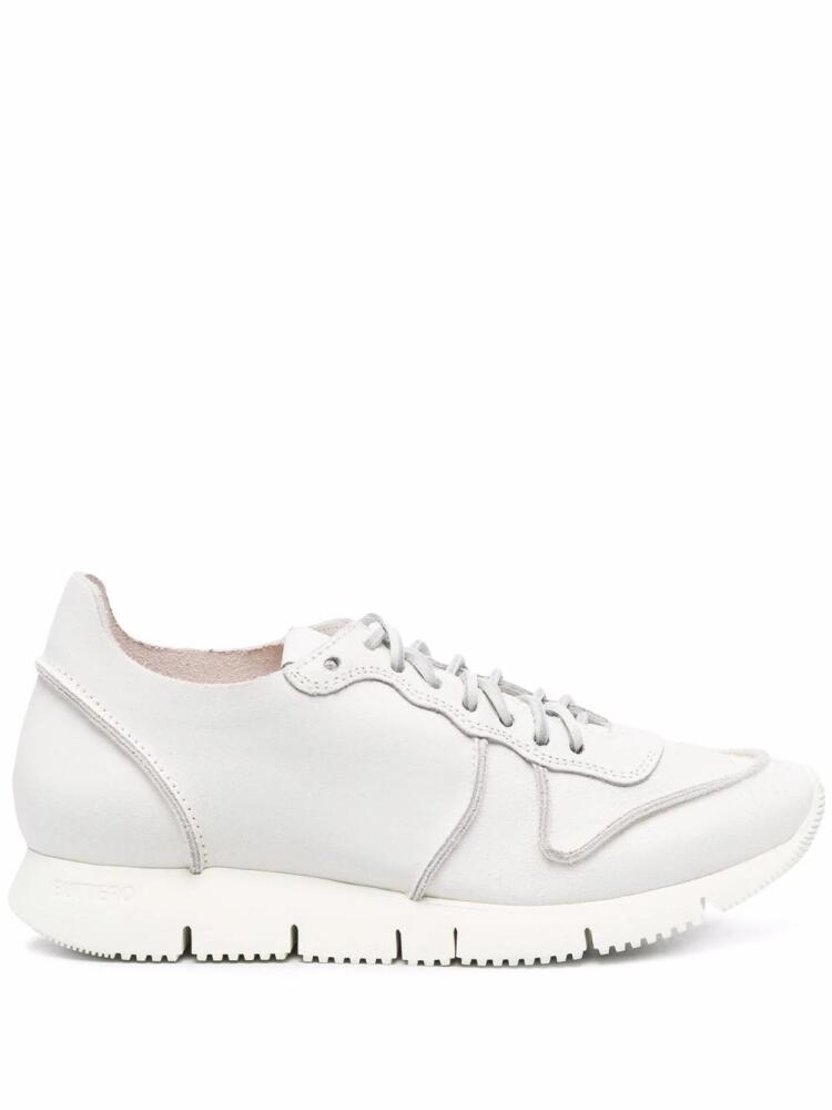 Buttero lace-up leather sneakers - White Cover