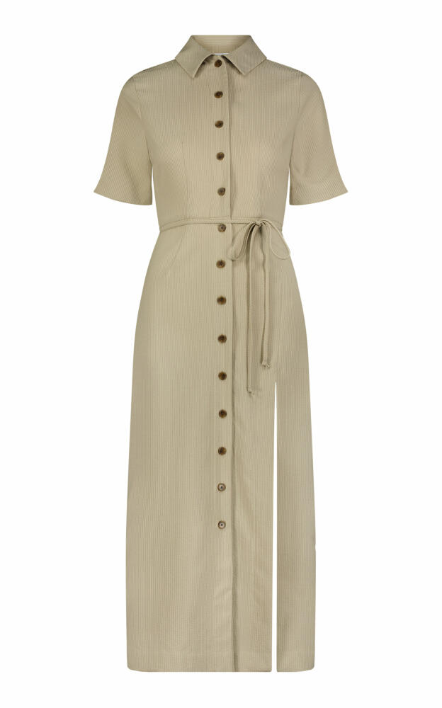 Matthew Bruch - Button-Up Midi Shirt Dress - Ivory Cover