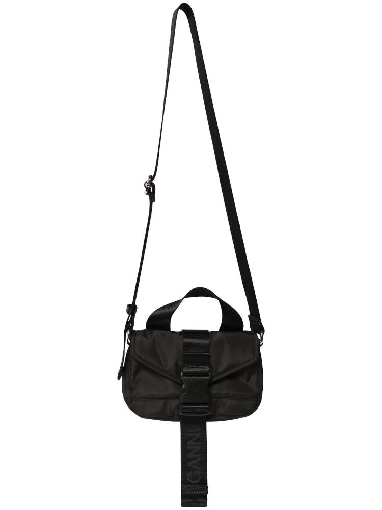 GANNI Mini Satchel Recycled Tech Shoulder Bag Cover