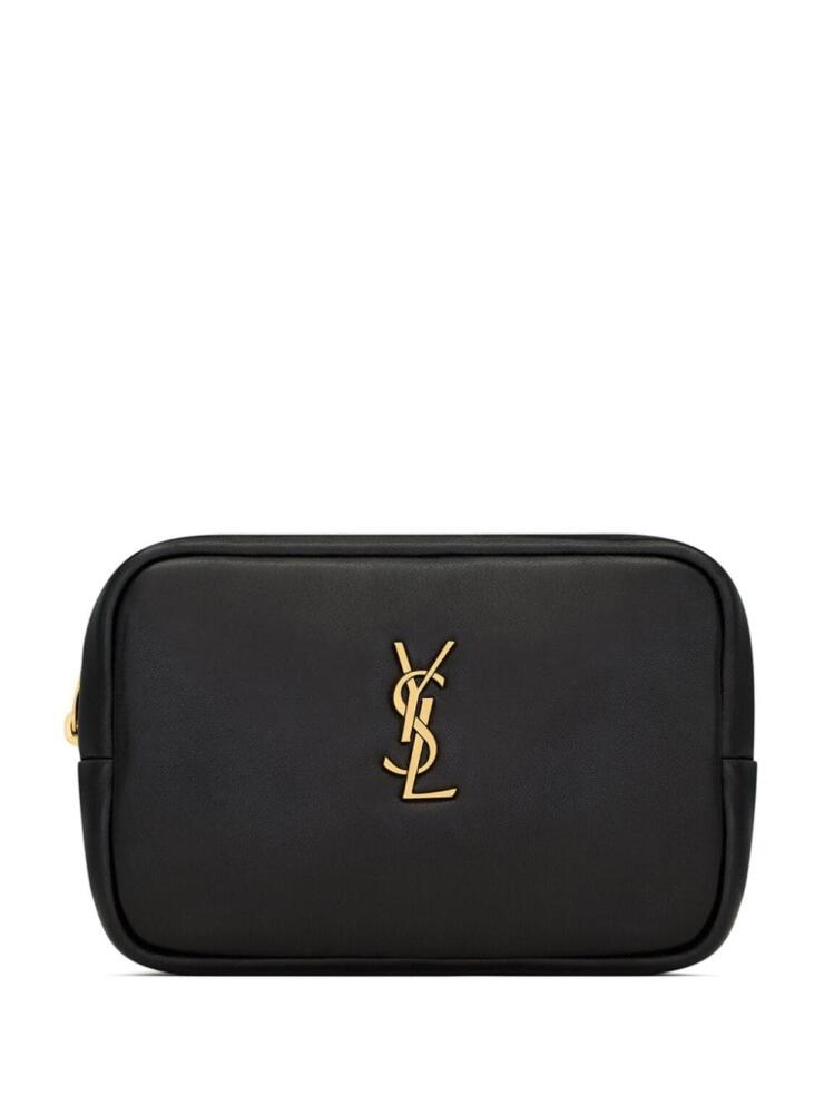 Saint Laurent mini Calypso makeup bag - Black Cover