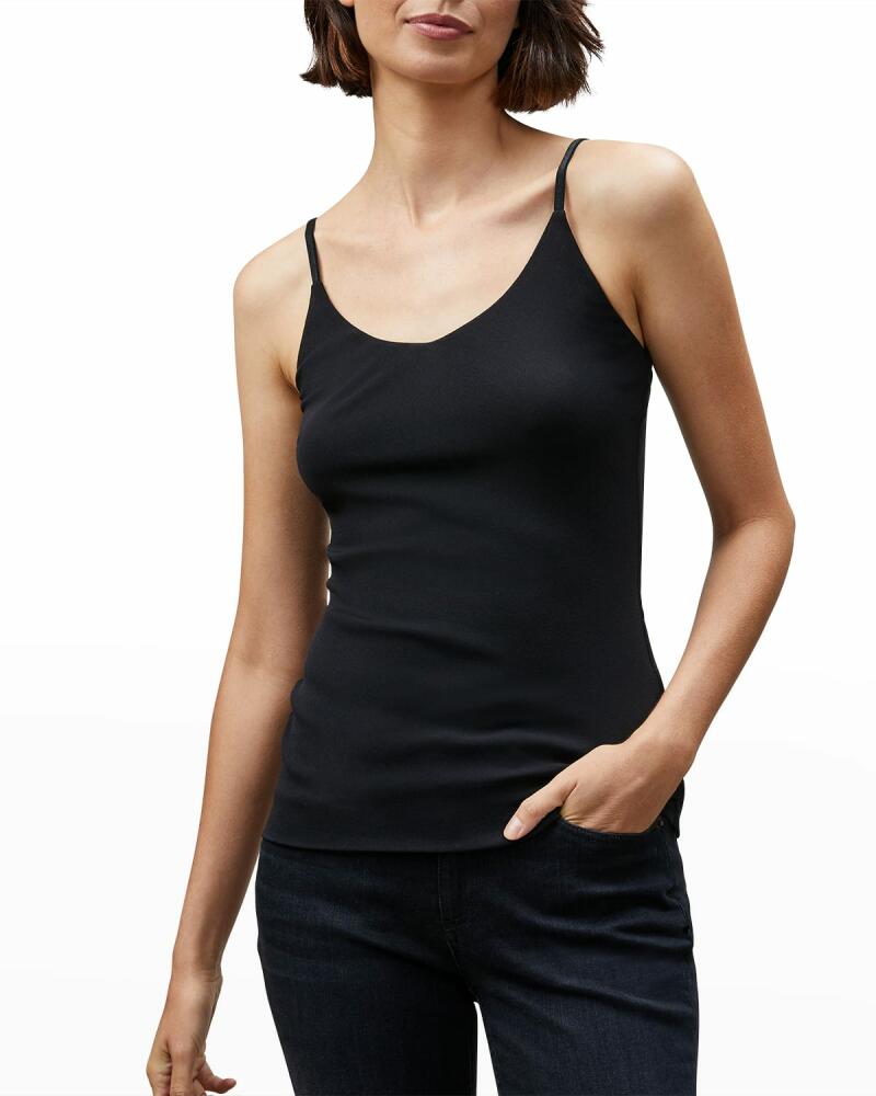 Lafayette 148 New York Mesh Jersey V-Neck Tank Cover