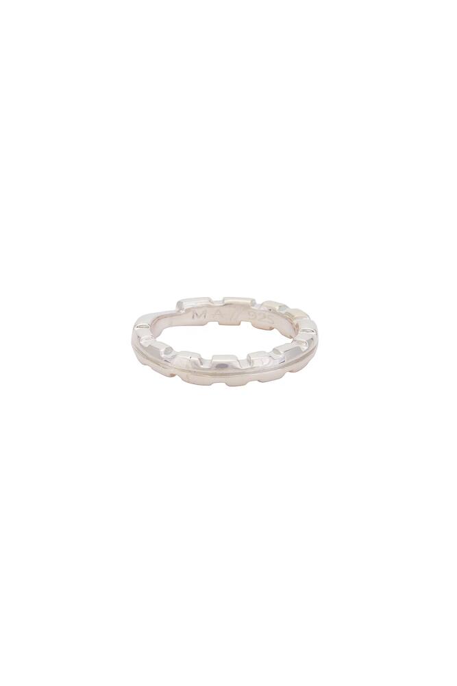 Martine Ali Stacking Groove Ring in Metallic Silver Cover