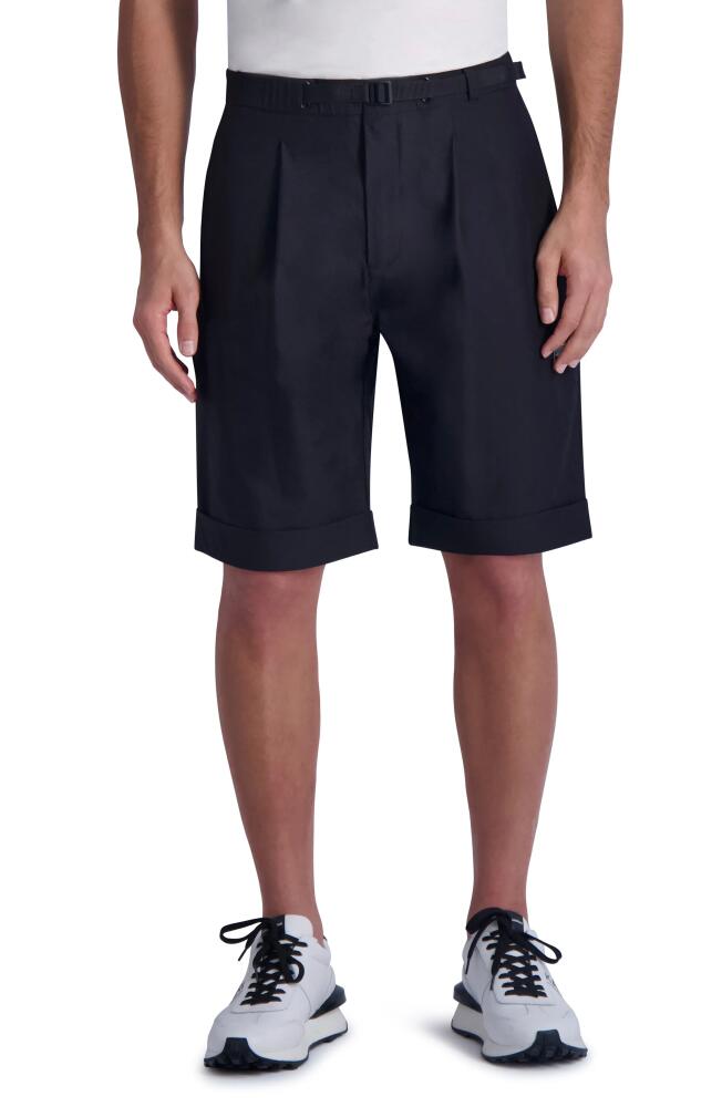 Karl Lagerfeld Paris Stretch Nylon Shorts in Black Cover