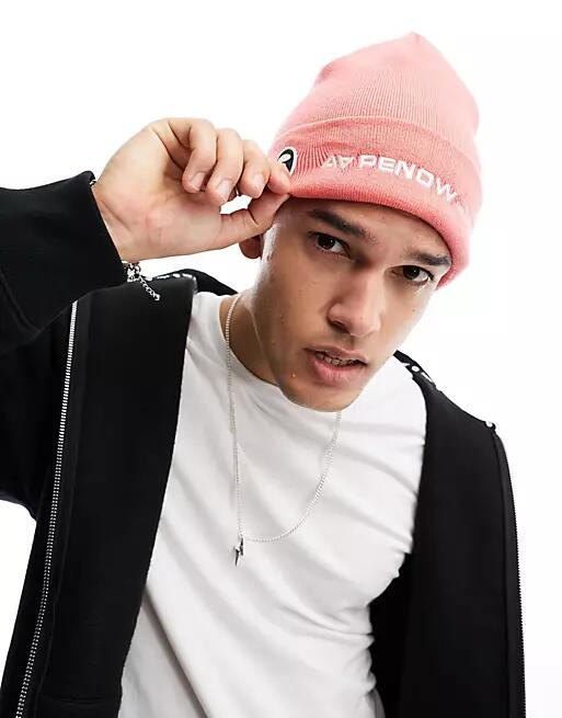 Aape By A Bathing Ape now beanie in pink-Orange Cover