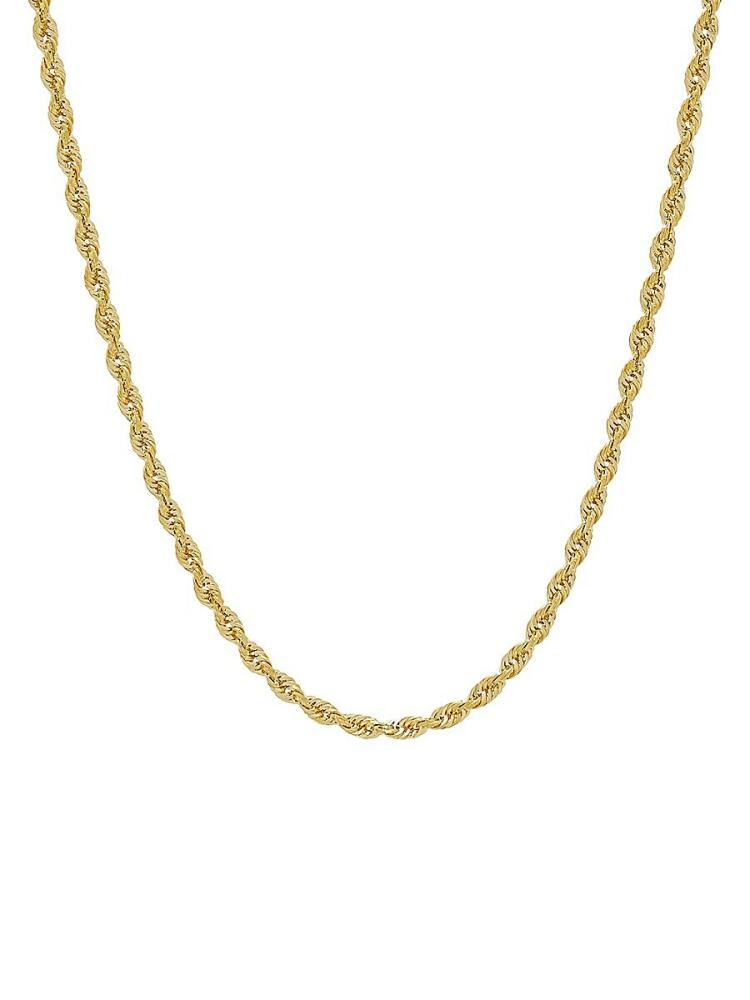 Saks Fifth Avenue Men's 14K Yellow Gold Rope Chain Necklace Cover