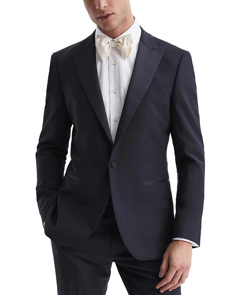 Reiss Poker Modern Fit Satin Peak Lapel Blazer Cover