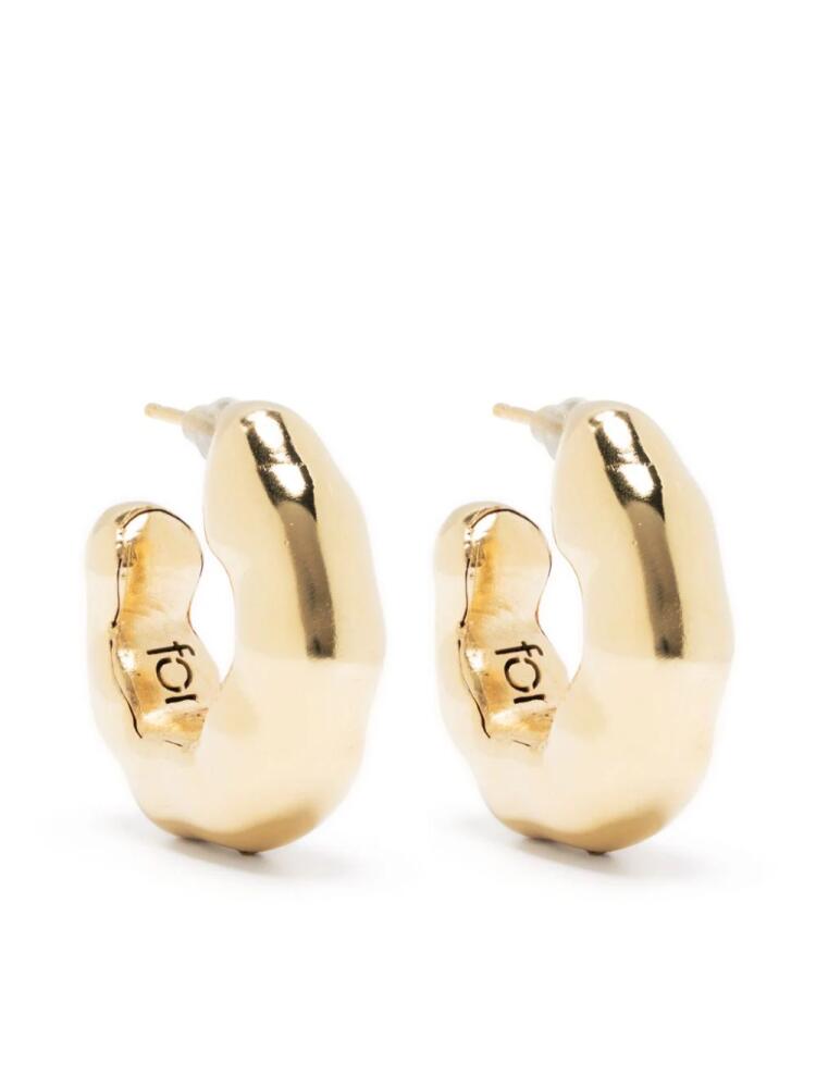 Forte Forte half hoop earrings - Gold Cover