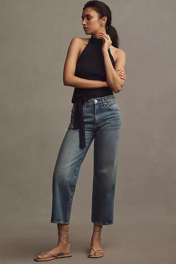 AMO Billie Mid-Rise Straight-Leg Jeans Cover