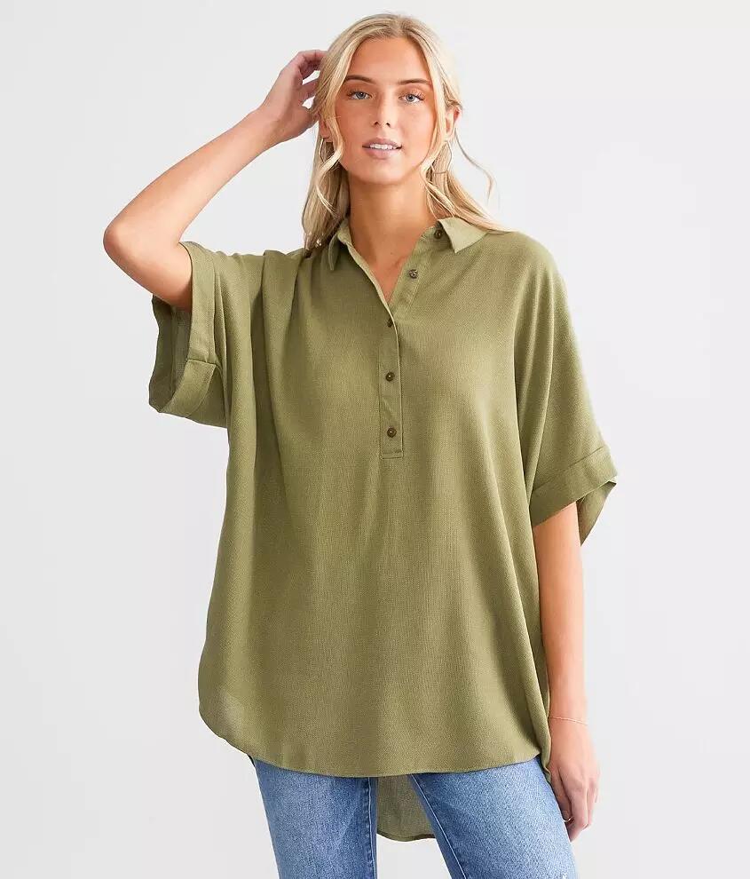 Hyfve One & Only Oversized Dolman Henley Cover