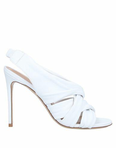 Aldo Castagna Woman Sandals White Calfskin Cover