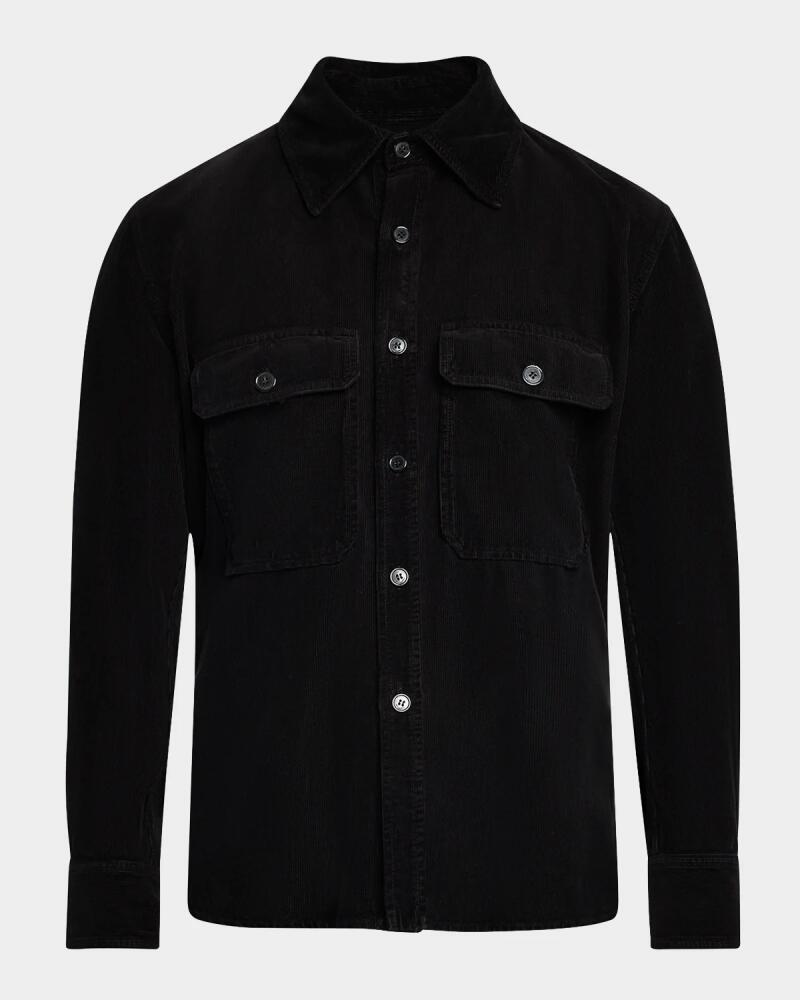 Saint Laurent Men's Corduroy Overshirt Cover