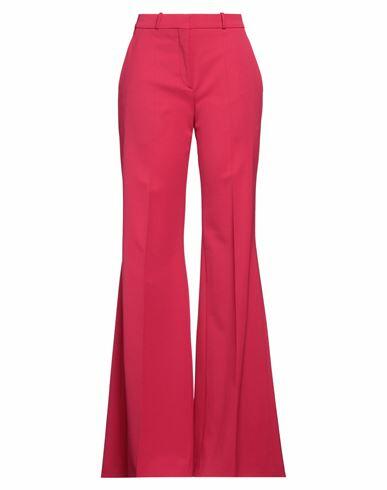 Del Core Woman Pants Fuchsia Polyester, Virgin Wool, Elastane Cover