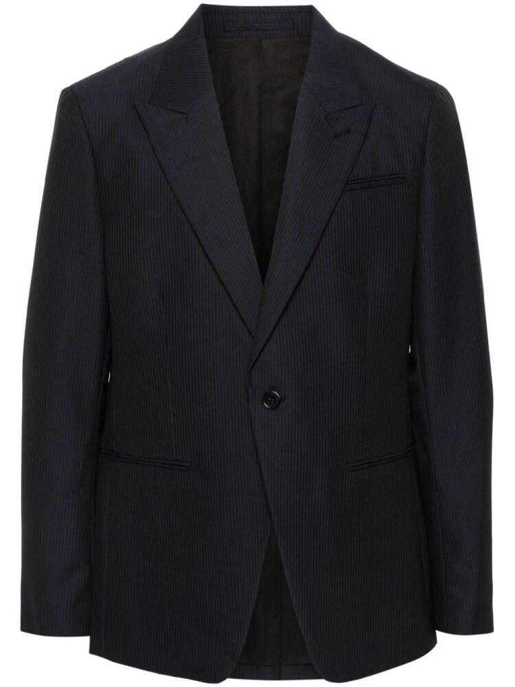 AllSaints Howling pinstriped blazer - Blue Cover