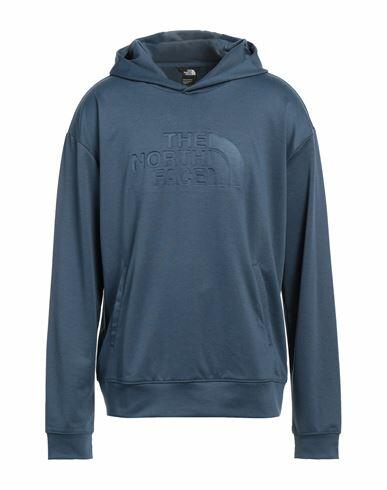 The North Face Man Sweatshirt Slate blue Polyester, Viscose, Elastane Cover