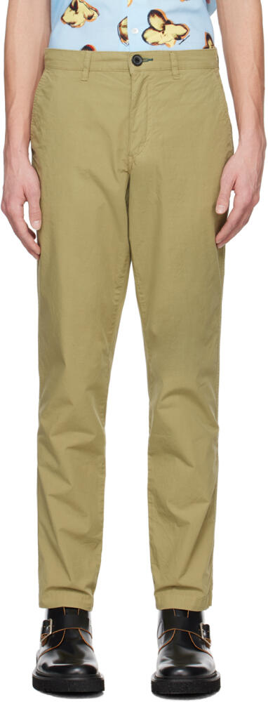 PS by Paul Smith Khaki Four-Pocket Trousers Cover