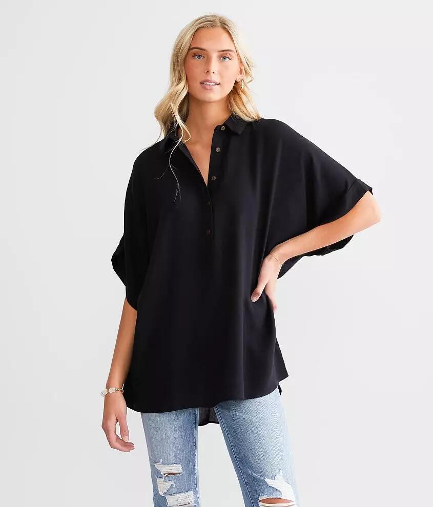 Hyfve One & Only Oversized Dolman Henley Cover