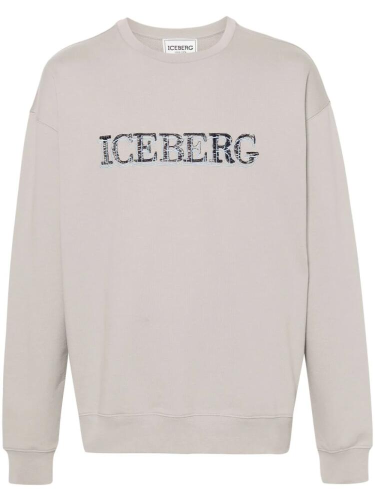 Iceberg embroidered-logo sweatshirt - Neutrals Cover