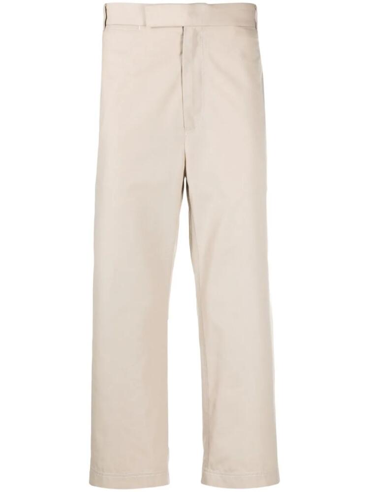 Thom Browne Typewriter Cloth straight trousers - Neutrals Cover