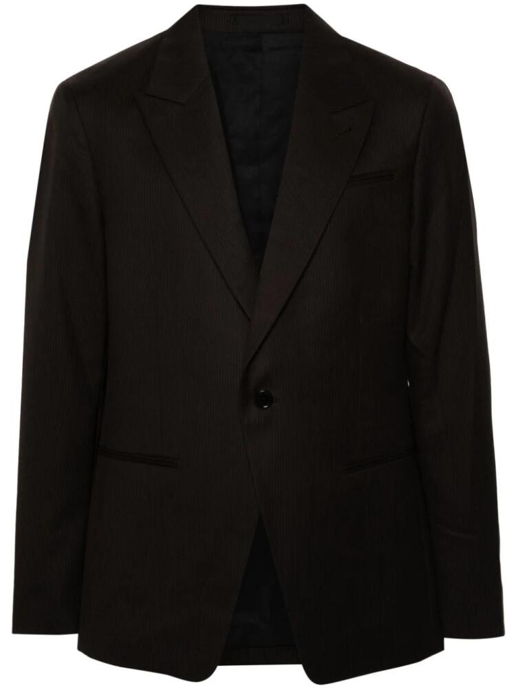 AllSaints Thorpe pinstripe blazer - Brown Cover