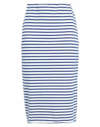 Max & co. Woman Midi skirt Blue Cotton, Elastane Cover