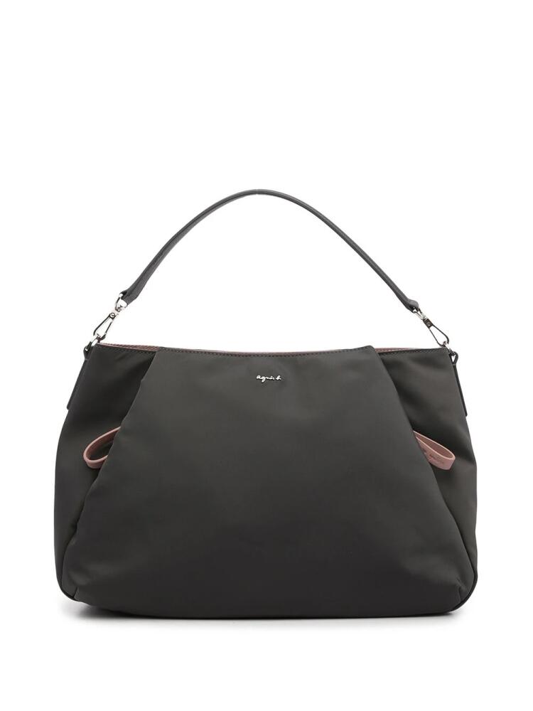 agnès b. detachable-strap shoulder bag - Grey Cover