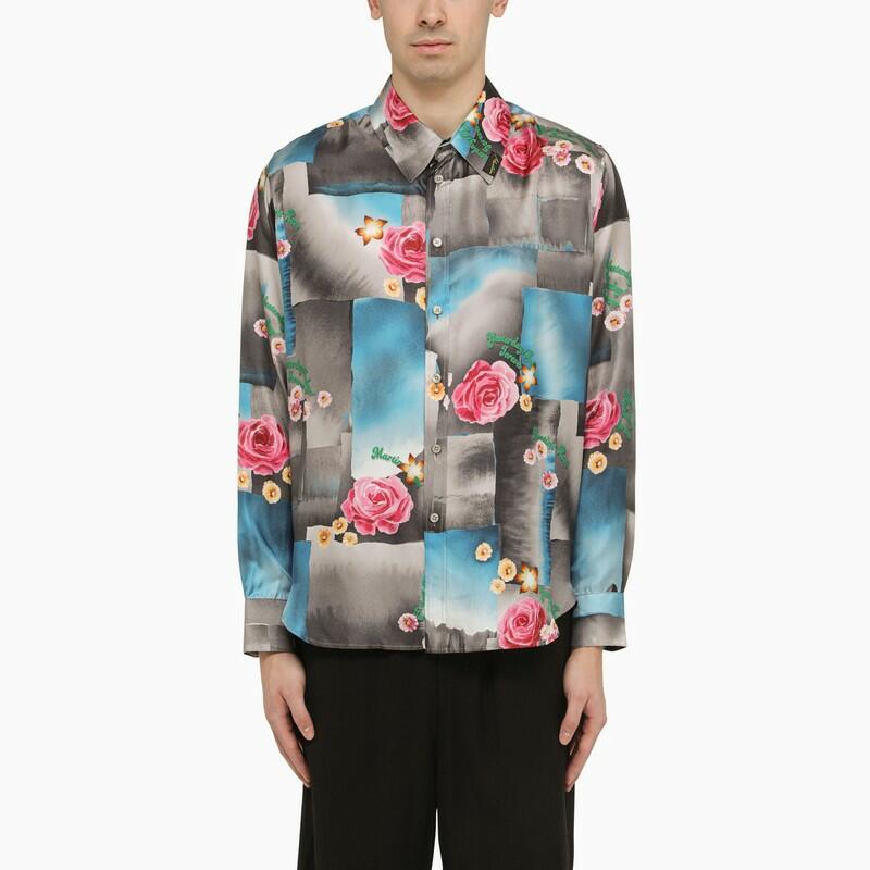 Martine Rose Silk floral print shirt Cover