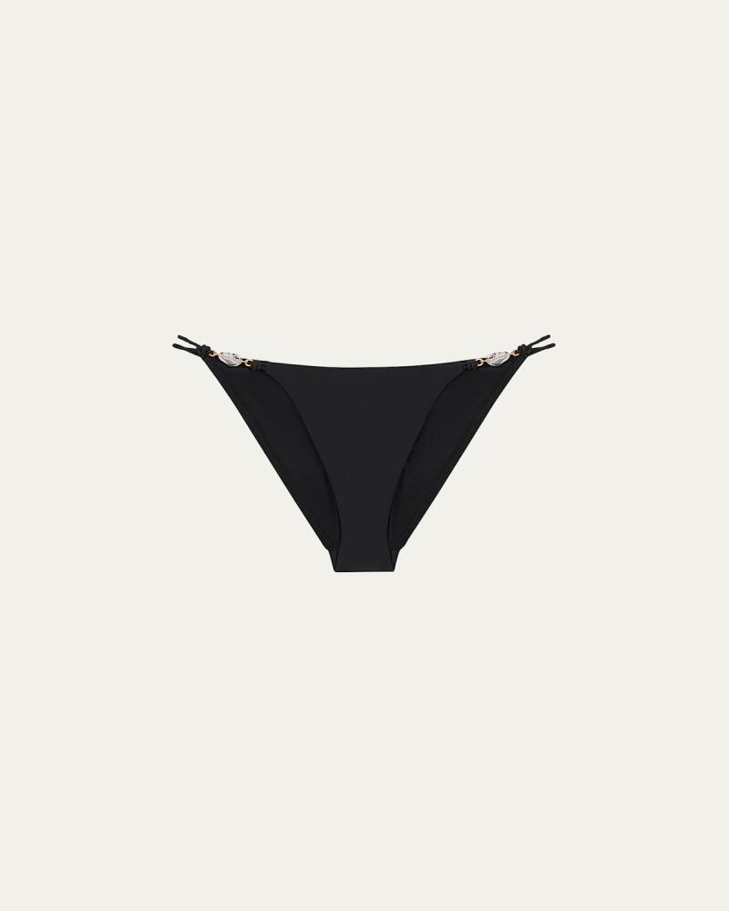 Vix Solid Ivy Detail Full Bikini Bottoms Cover