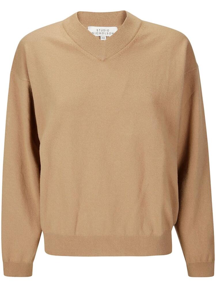 Studio Nicholson Fiore jumper - Brown Cover