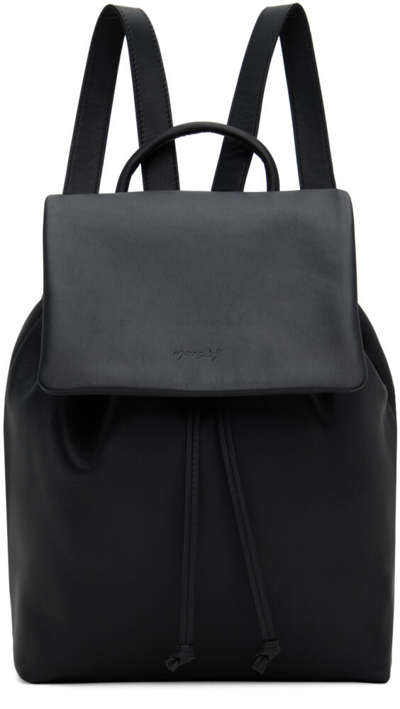 Marsèll Black Pattina Backpack Cover