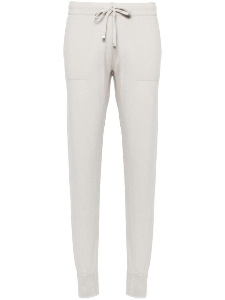 Eleventy drawstring-fastening knitted trousers - Neutrals Cover