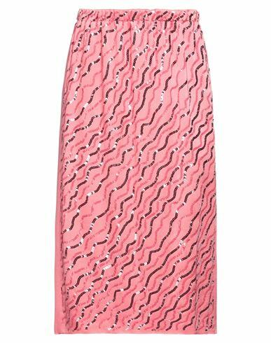 Marni Woman Midi skirt Pink Acetate, Viscose Cover