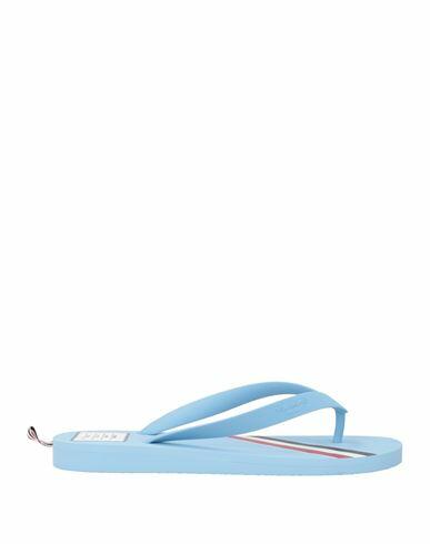 Thom Browne Man Thong sandal Light blue Rubber Cover