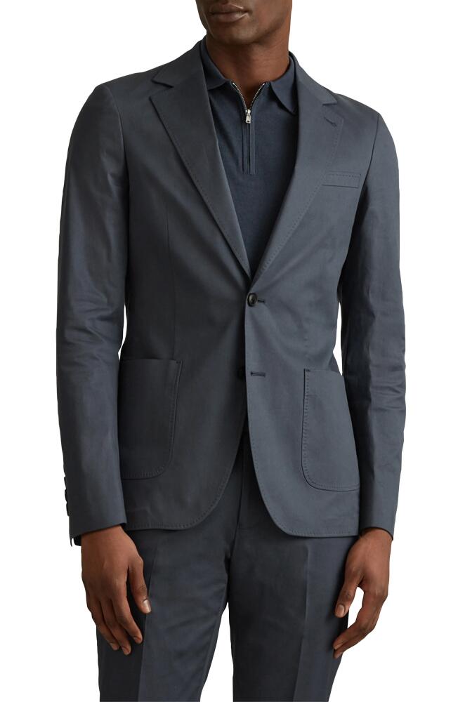 Reiss Crawford Slim Fit Cotton Blend Sport Coat in Blue Cover