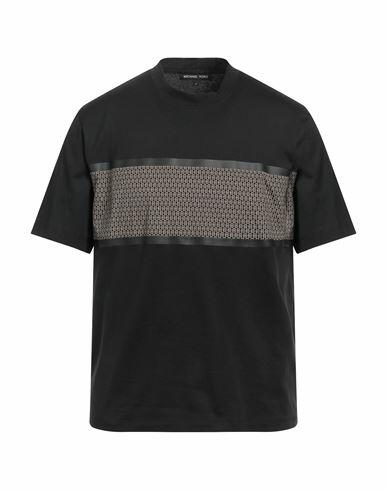 Michael Kors Mens Man T-shirt Black Cotton Cover