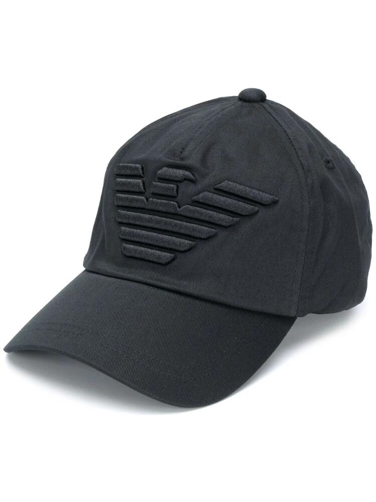 Emporio Armani logo-embroidered cap - Black Cover