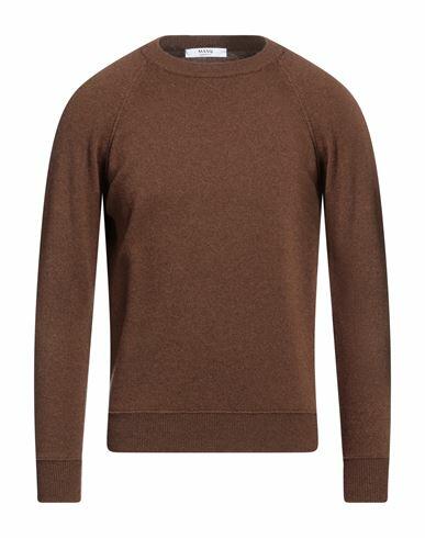 +39 Masq Man Sweater Brown Wool Cover