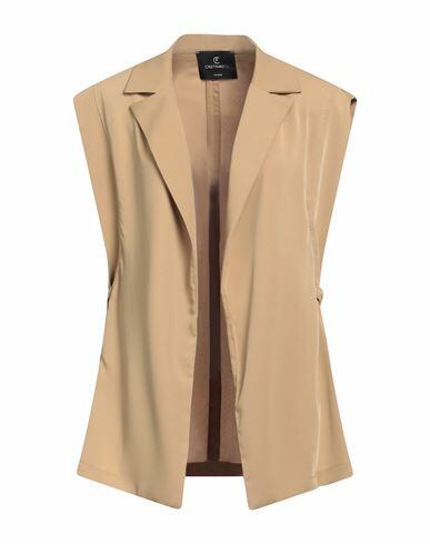 Cristinaeffe Woman Blazer Mustard Polyester, Elastane Cover