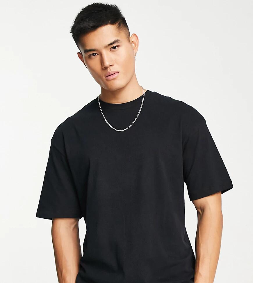 ADPT oversized box fit T-shirt in black Cover