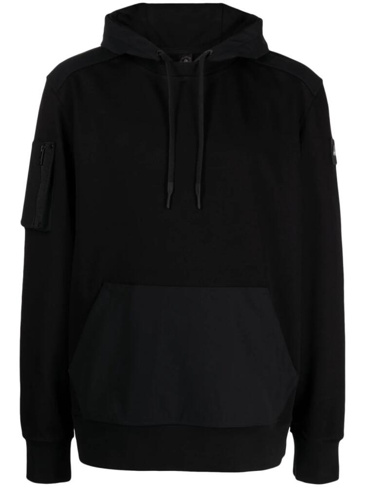 Moose Knuckles Perido cotton hoodie - Black Cover