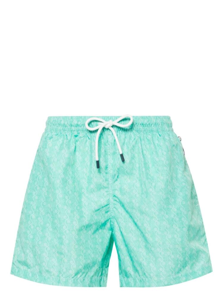 Fedeli Madeira swim shorts - Green Cover