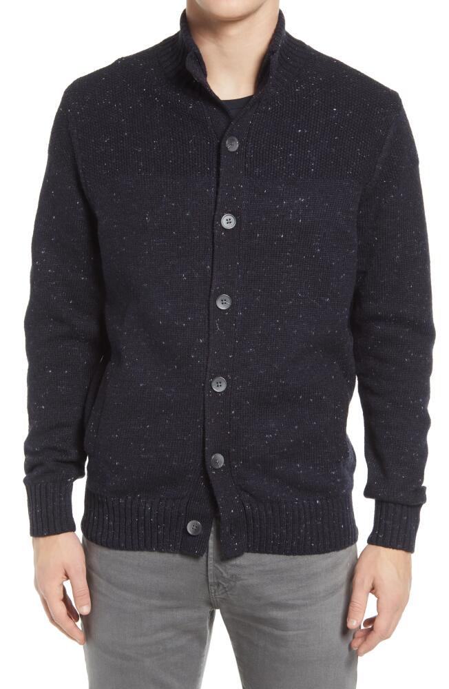 The Normal Brand Sea Wool Cardigan in Normal Navy Cover