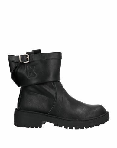 Francesco Milano Woman Ankle boots Black Soft Leather Cover